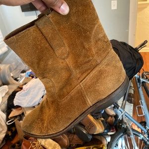 Ralph Lauren roughout western boots